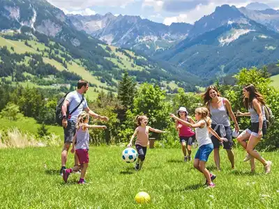 Family enjoying outdoor activities in Escaldes-Engordany.