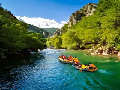 Rafting on the Neretva River