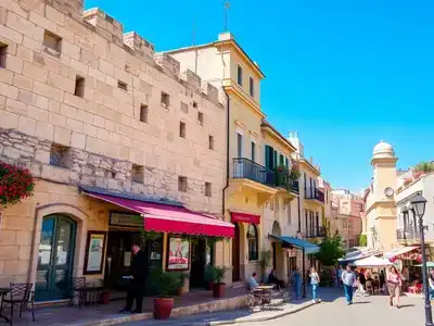 Nicosia Old City with ancient walls and charming streets.