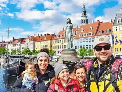 Family enjoying Copenhagen’s attractions and vibrant scenery.