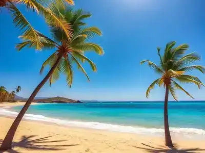 Scenic beach view in the Canary Islands, Spain.