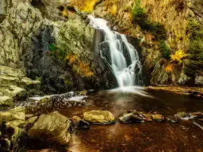 Keila Waterfall surounded by beautiful greenery