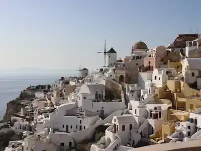 White houses on a hillside in Santanori