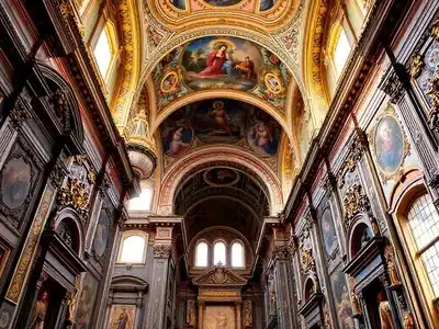 Interior of St. John’s Co-Cathedral in Malta.