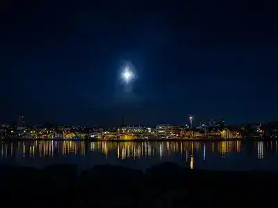 Stavanger, Norway at night