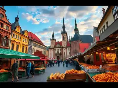 Vibrant Poland culture, landmarks, markets, and traditional food.