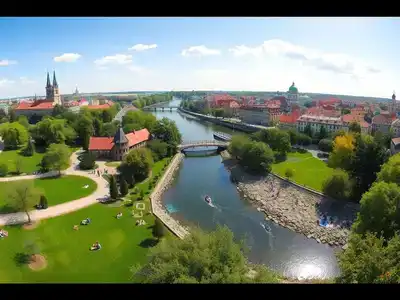 Scenic view of Wroclaw’s outdoor recreational areas.