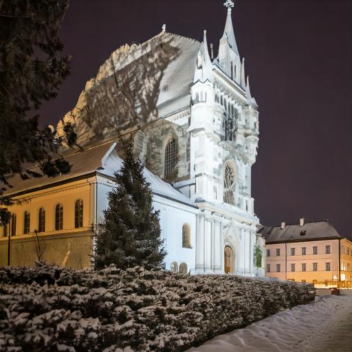 Danubiana Meulensteen Art Museum Slovakia at night