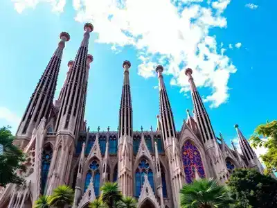 La Sagrada Familia’s intricate architecture and colorful details.