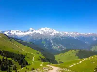 Scenic Turkish mountains ideal for hiking and skiing.