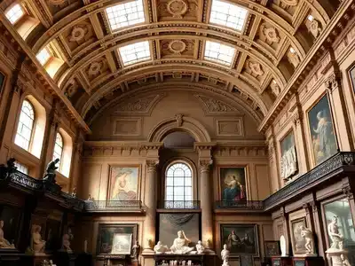 Interior view of Sir John Soane’s Museum in London.