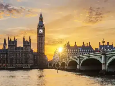 Big Ben at sunset