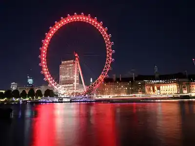 The London Eye at night